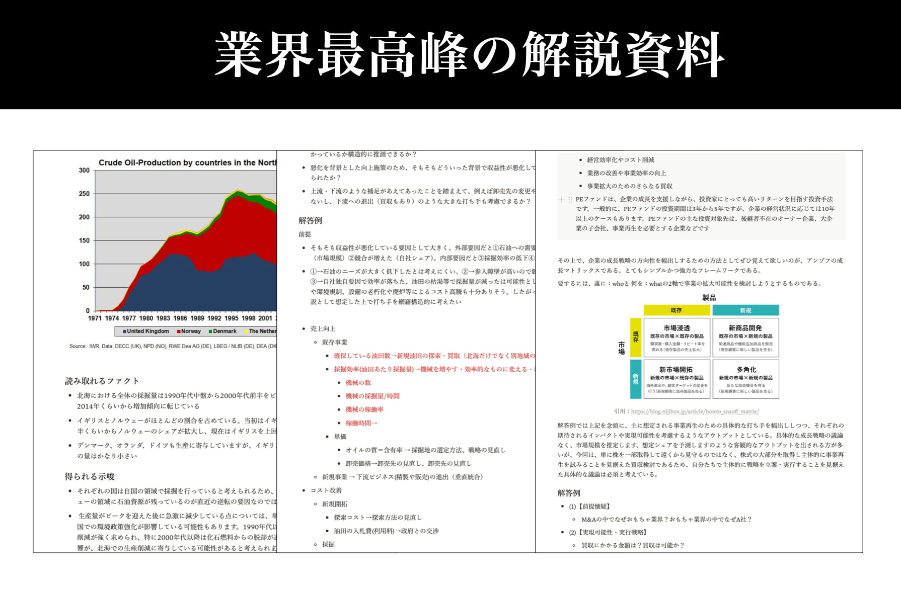 業界最高峰の解説資料2